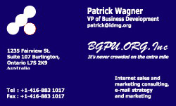 Feng shui business card (visiting card) 